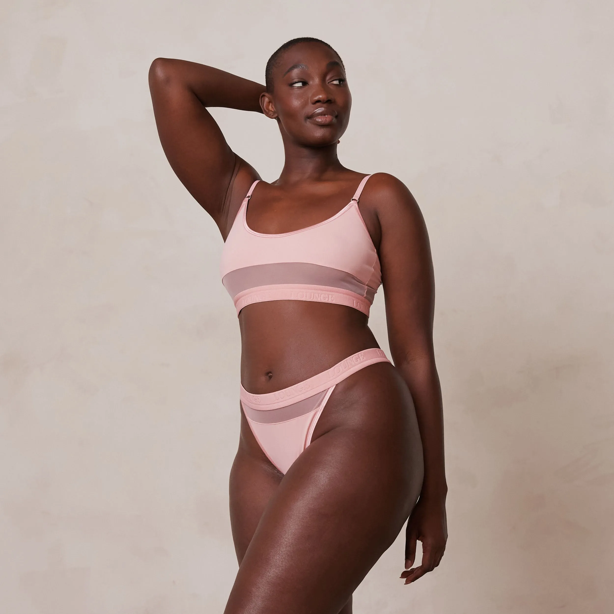 Mesh Soutien-Gorge - Rose