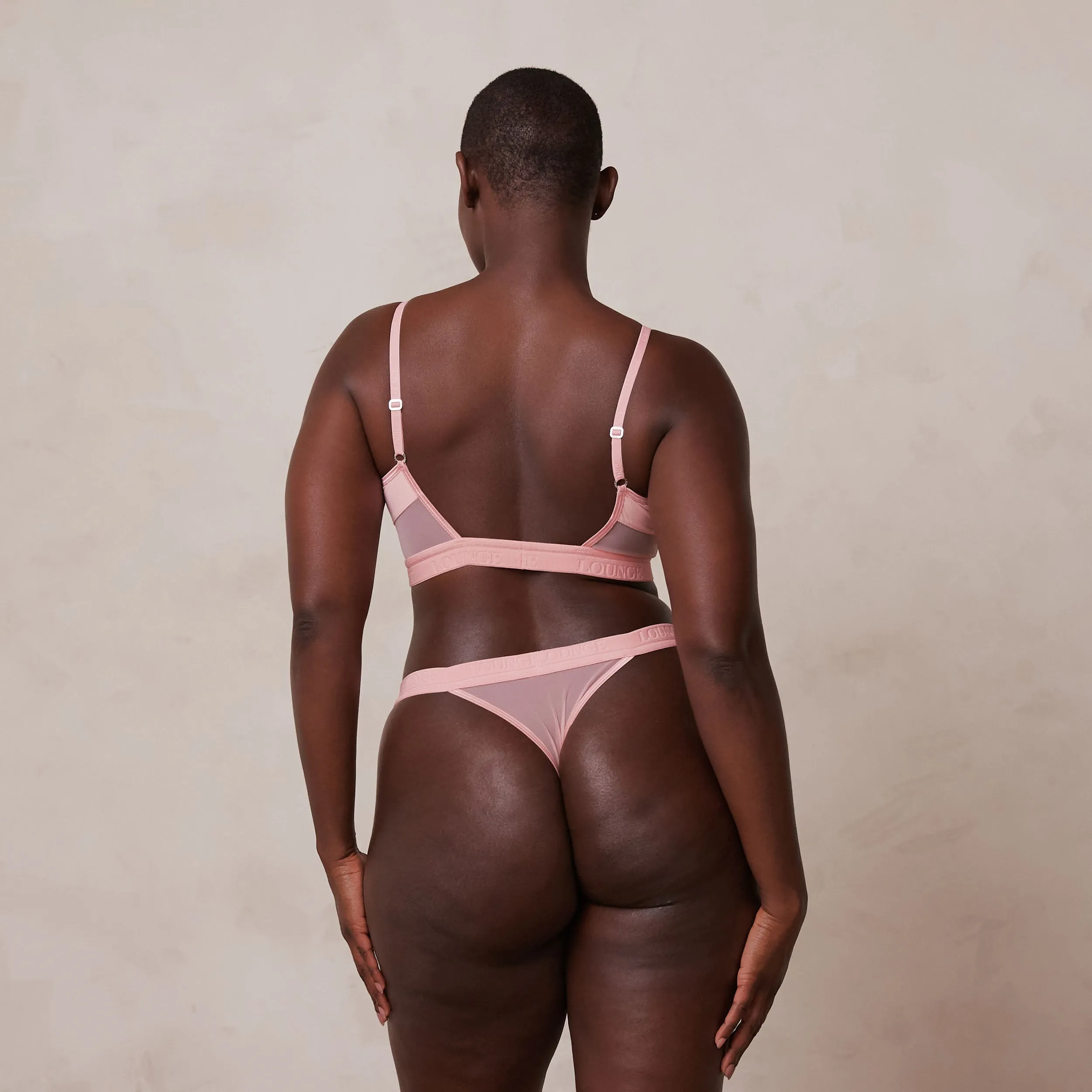 Mesh Soutien-Gorge - Rose