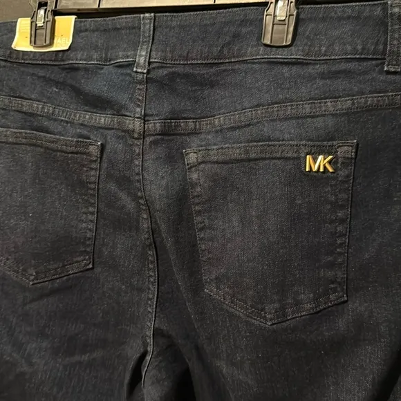Michael Michael Kors Plus Size Selma High Rise Skinny-Leg Jeans Dark Rinse Wash