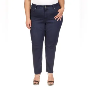Michael Michael Kors Plus Size Selma High Rise Skinny-Leg Jeans Dark Rinse Wash