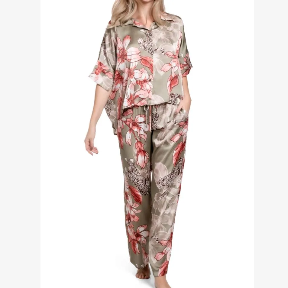 Midnight Bakery Emma PJ Set EAE145 in Ziggy/Loden