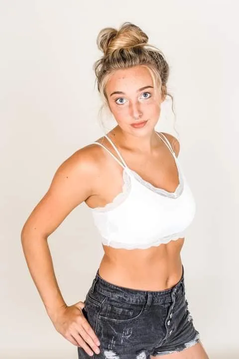 Mila Lace Trim Bralette {ORIGINAL}