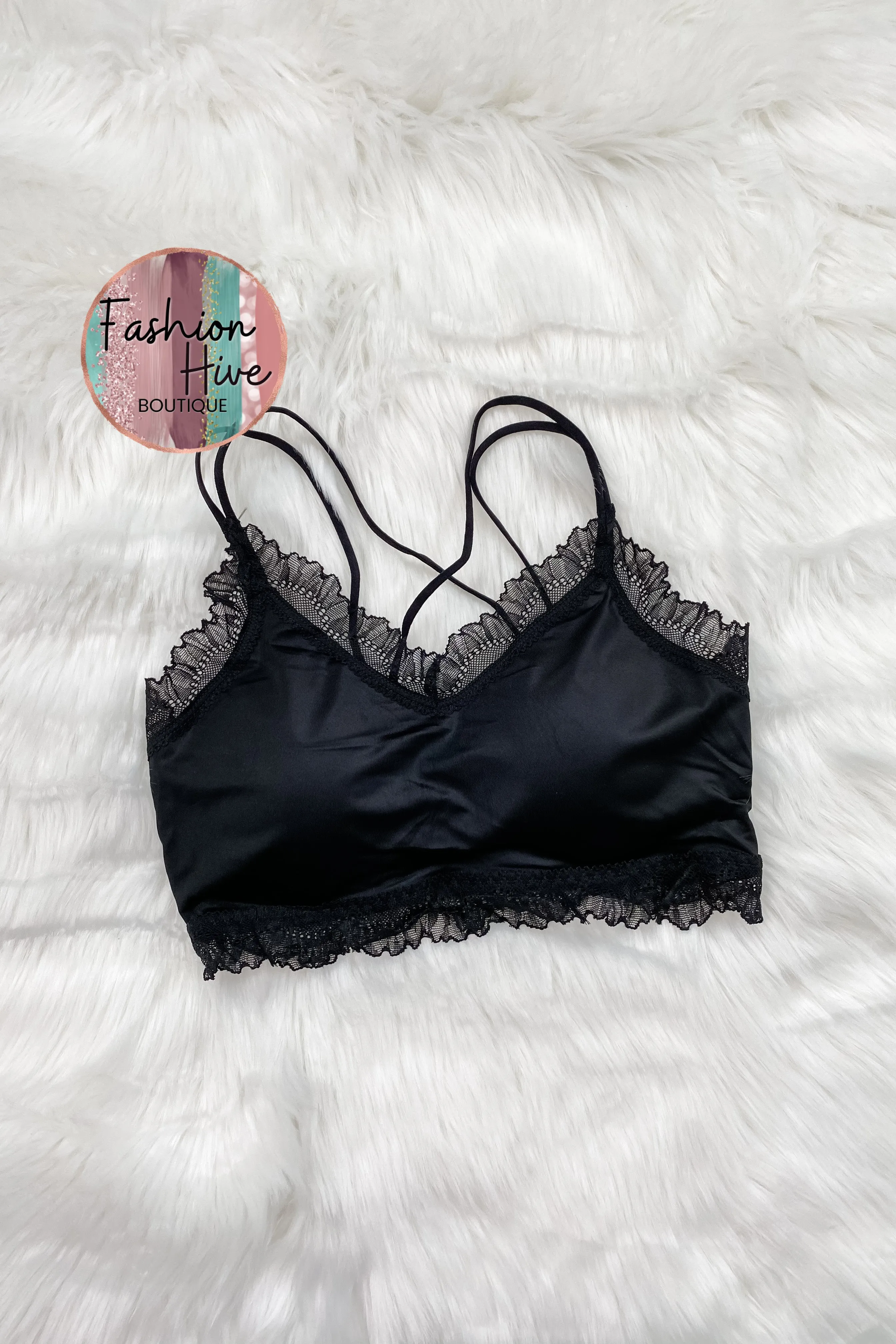 Mila Lace Trim Bralette {ORIGINAL}