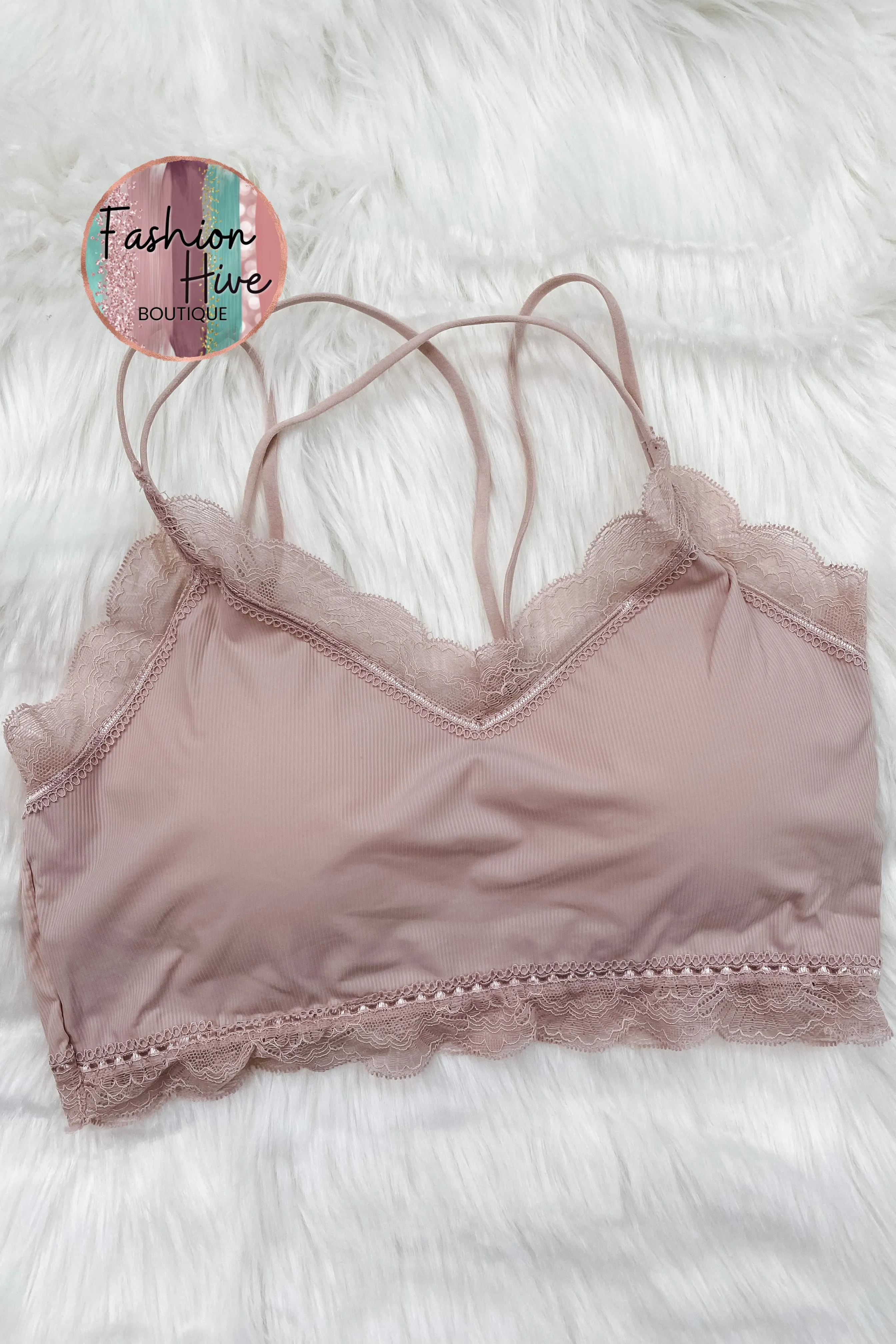 Mila Lace Trim Bralette {ORIGINAL}