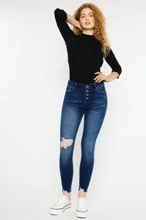 Milo High Rise Ankle Skinny Jeans - Curvy