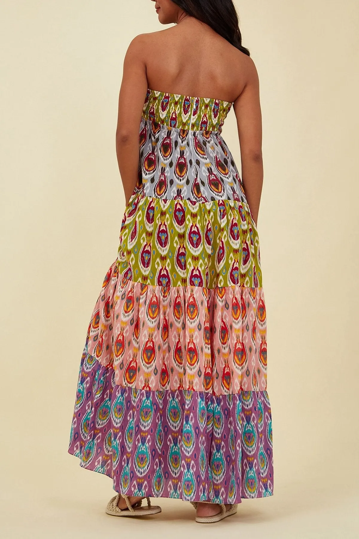 Mindanao Maxi Dress in Multicolor