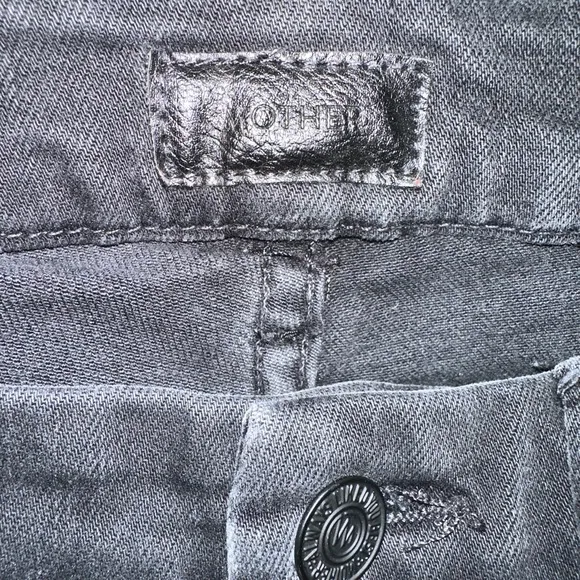 Mother Looker zip fray Jeans shade wait‎ until dark black size US 25