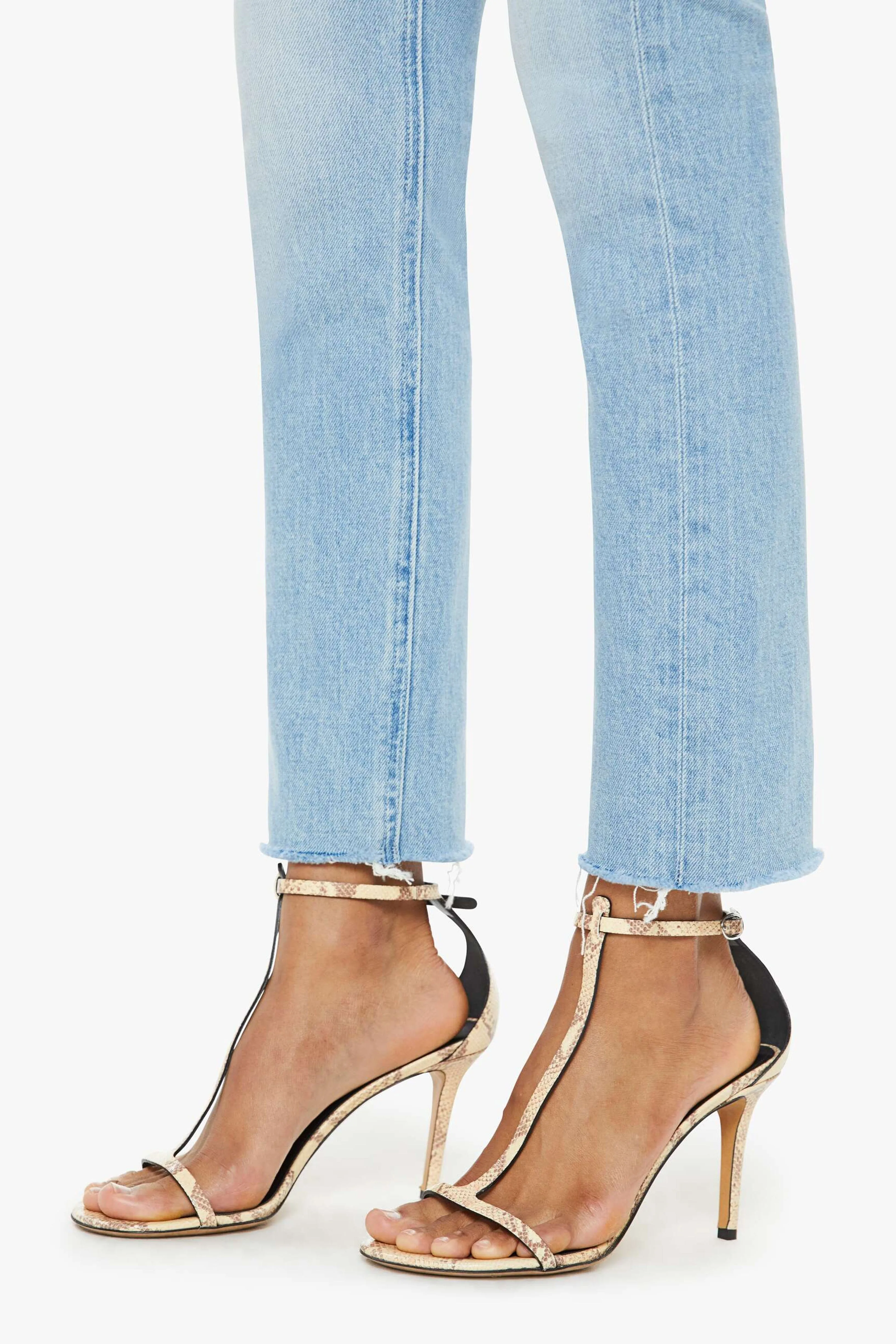 MOTHER | The Pixie Dazzler Ankle Fray - Ivy League Cowboy