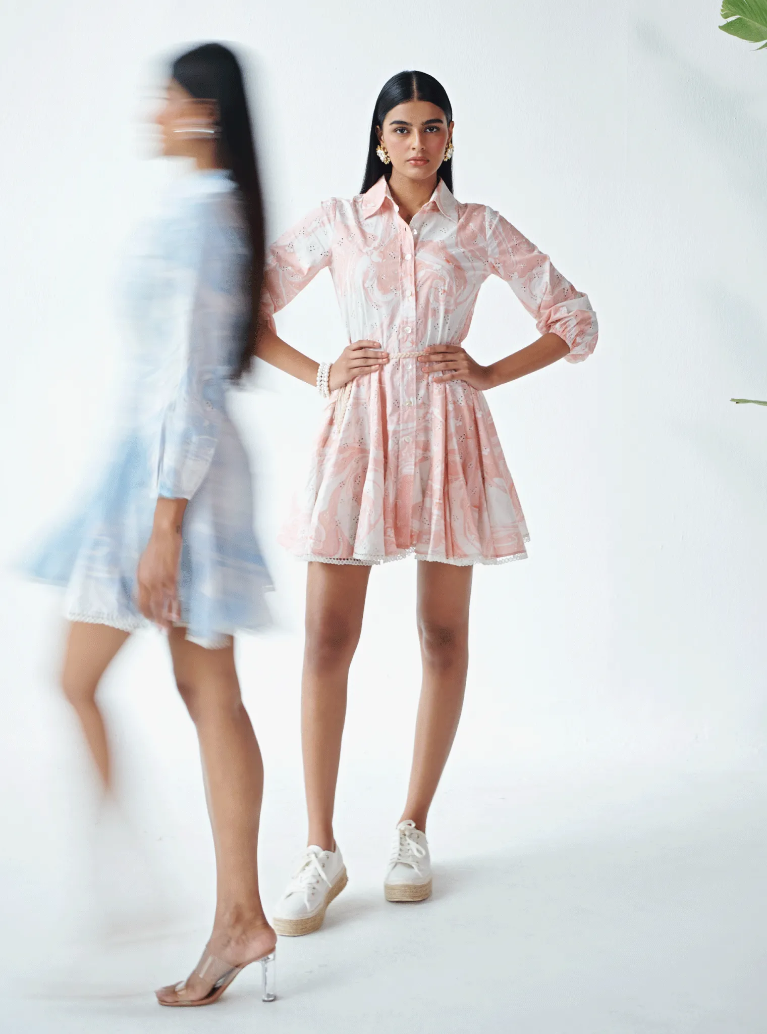 Mulmul Cotton Anza Pink Dress