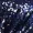 Navy Sequin Round Neck Gathered Midi Dress