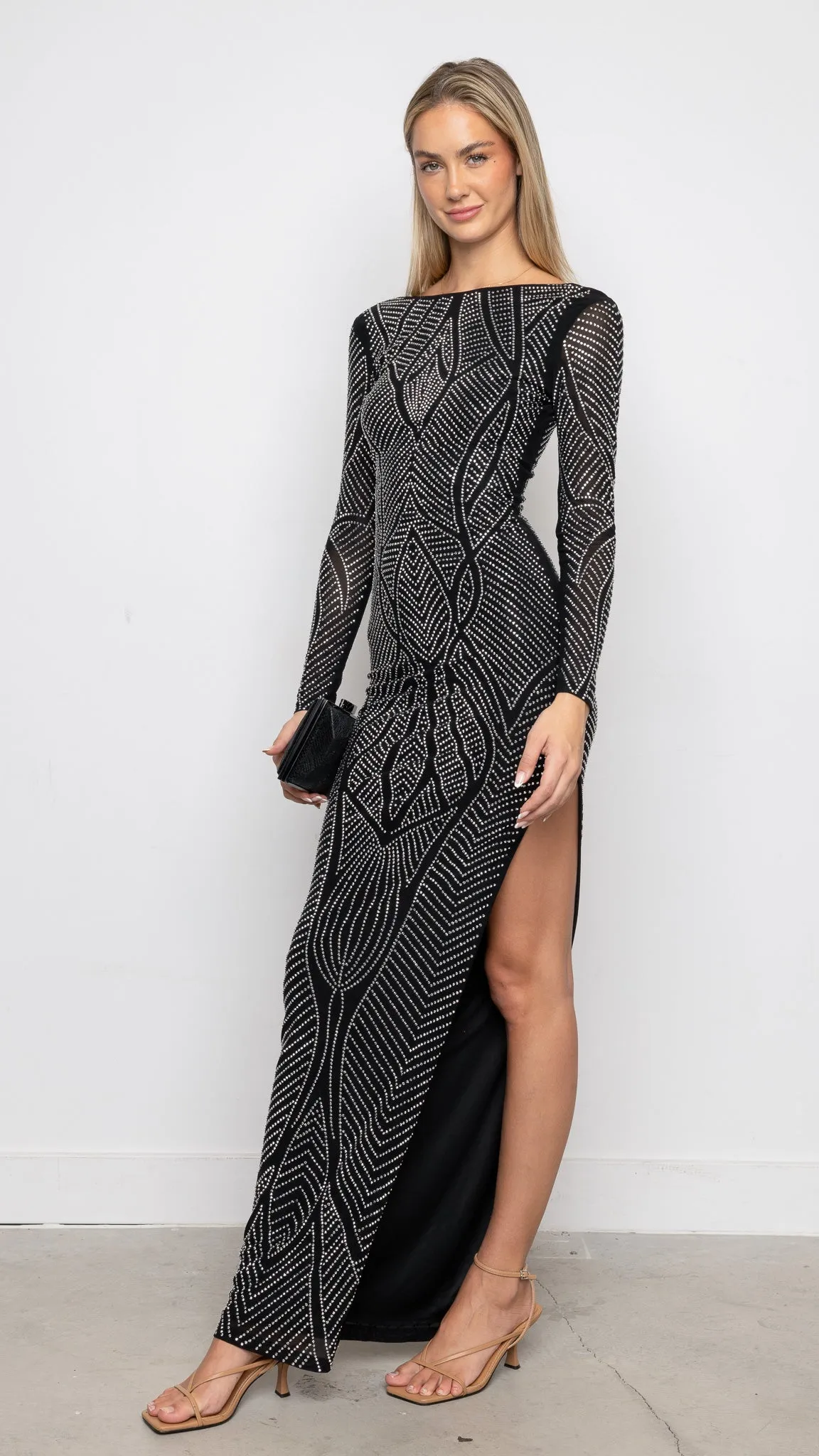 Neen Maxi Dress in black