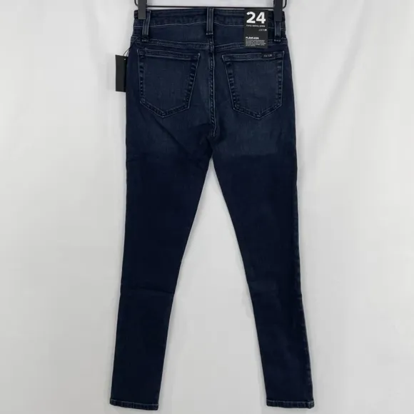 New Joe's Curvy Skinny Ankle Jeans Dark Wash Stretch Denim Provo Size 24