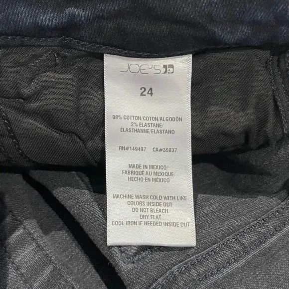New Joe's Curvy Skinny Ankle Jeans Dark Wash Stretch Denim Provo Size 24