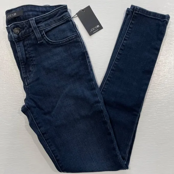 New Joe's Curvy Skinny Ankle Jeans Dark Wash Stretch Denim Provo Size 24