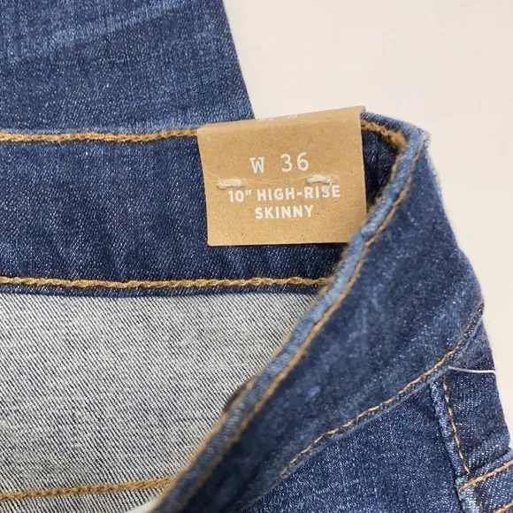 NEW Madewell Plus Size 10’ High Rise Skinny Jeans Size 36