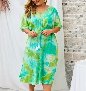 New V-neck Fashion Dress