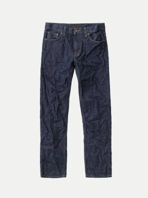 【Nudie Jeans】霜絮復古藍 一洗 修身直筒／Gritty Jackson Soaked Neps