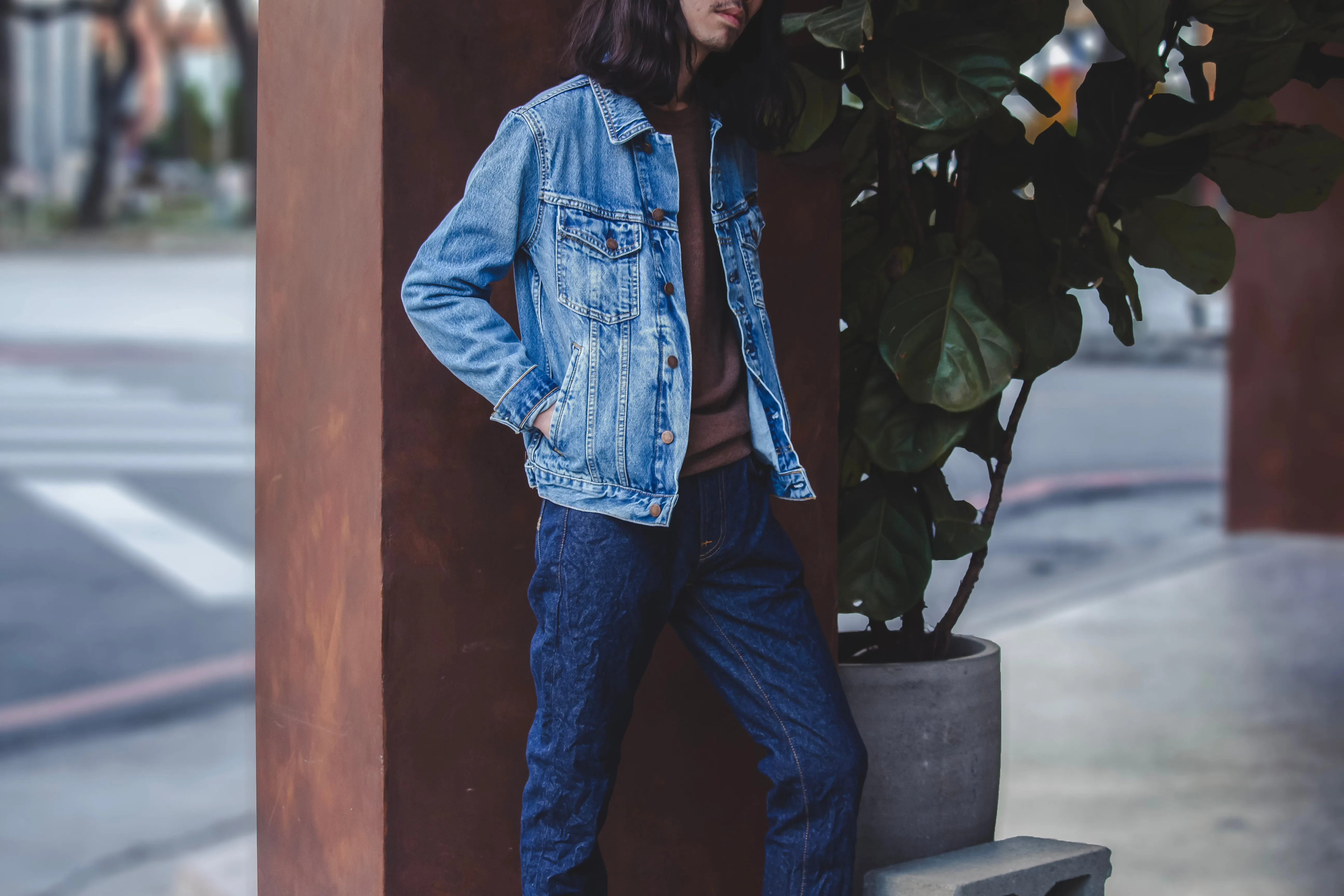 【Nudie Jeans】霜絮復古藍 一洗 修身直筒／Gritty Jackson Soaked Neps