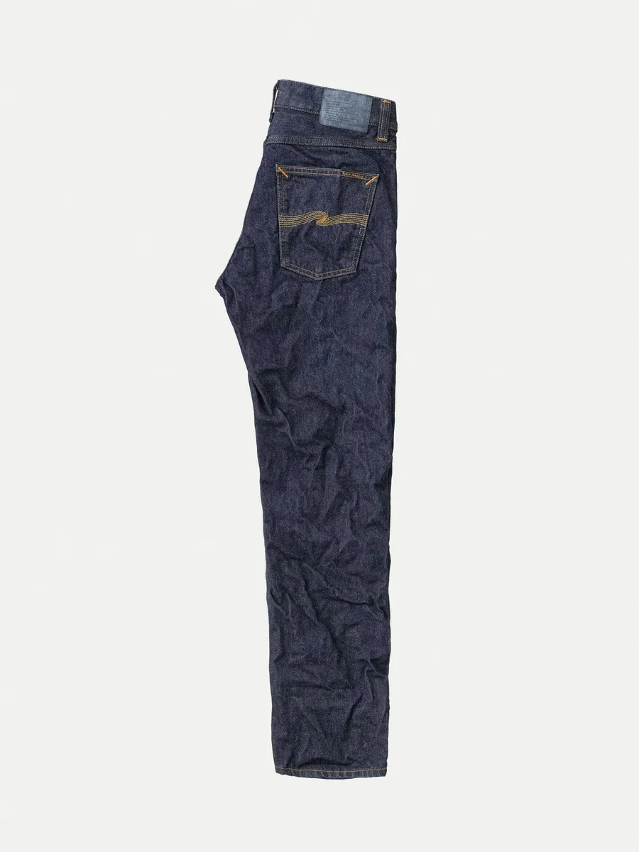 【Nudie Jeans】霜絮復古藍 一洗 修身直筒／Gritty Jackson Soaked Neps
