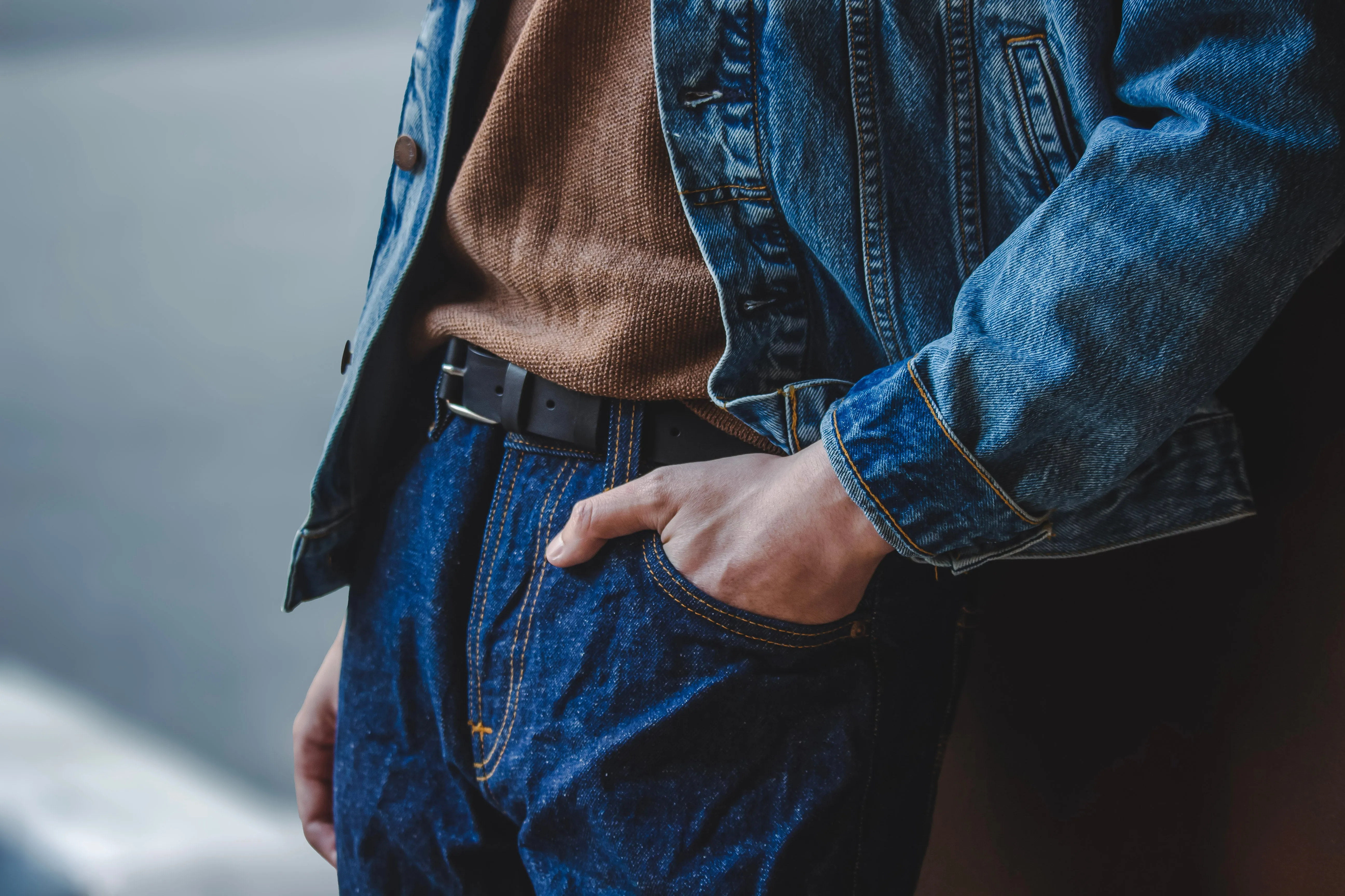 【Nudie Jeans】霜絮復古藍 一洗 修身直筒／Gritty Jackson Soaked Neps