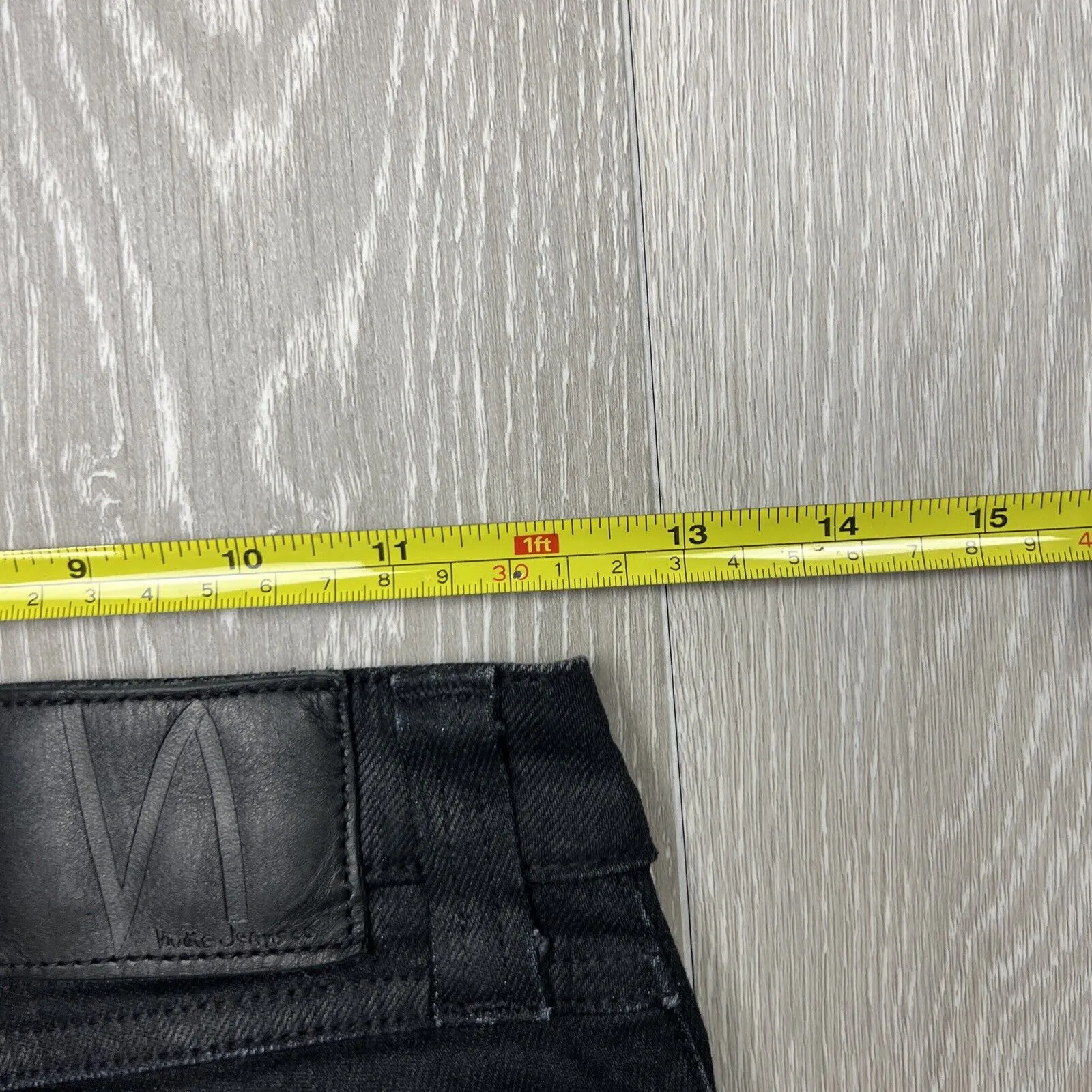 Nudie Jeans Womens Black Skinny Jeans Size 24 / 32