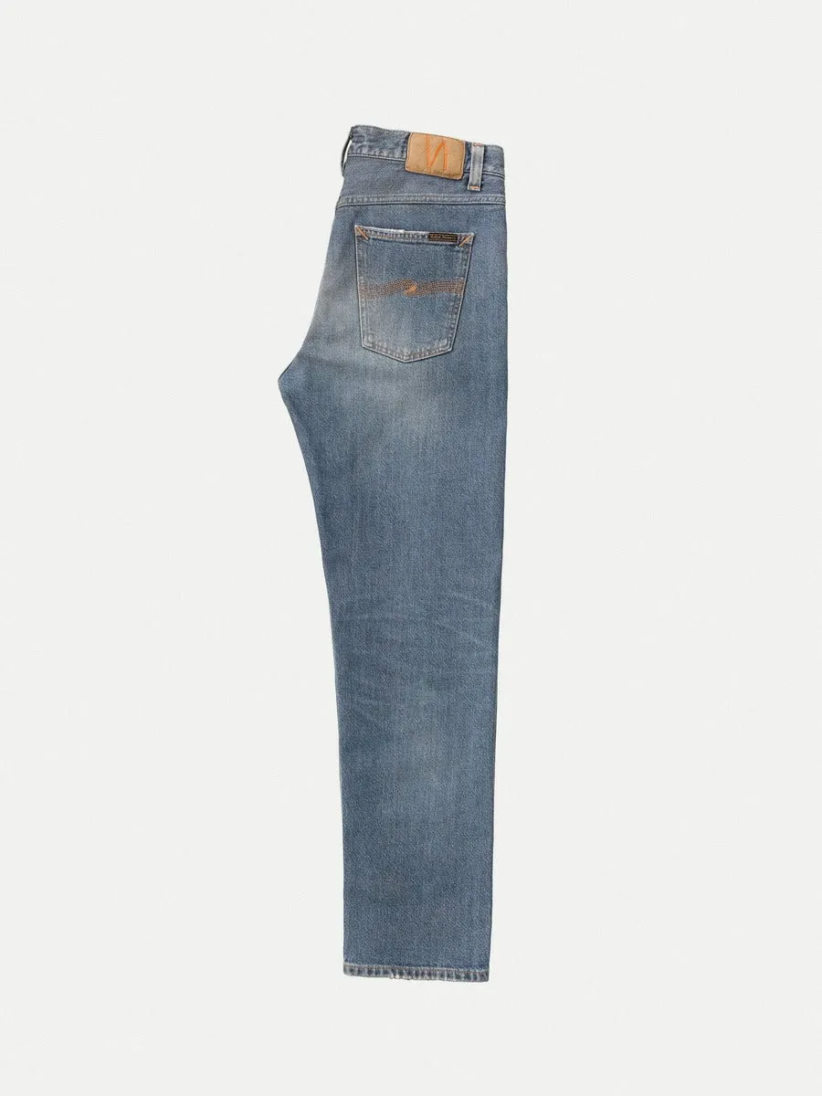 【Nudie Jeans】Gritty Jackson Outer Fellseams 破紋作舊復古中腰直筒牛仔褲