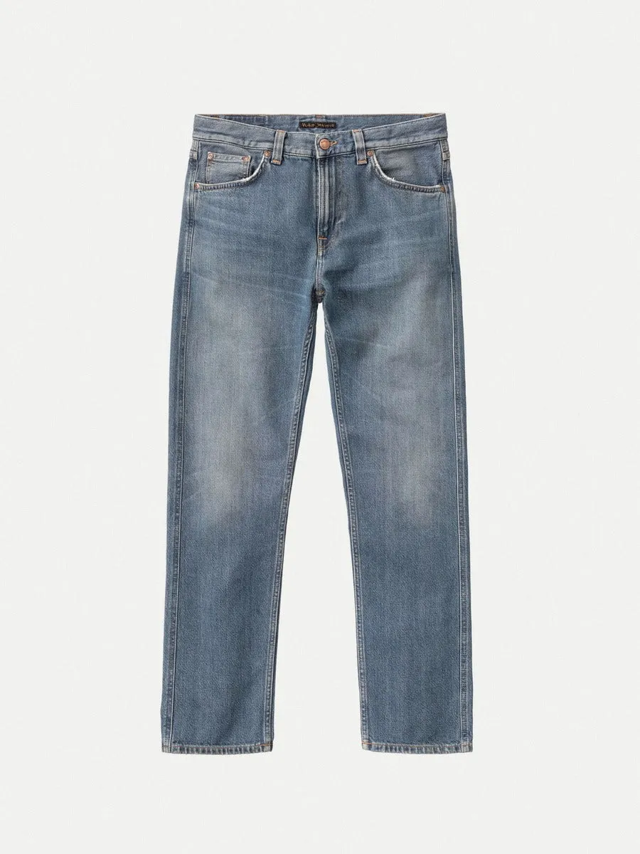 【Nudie Jeans】Gritty Jackson Outer Fellseams 破紋作舊復古中腰直筒牛仔褲