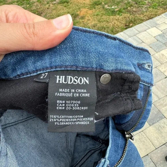 NWOT Hudson Jeans Crop Krista Super Skinny Size 27