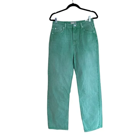 NWT Free People We The Free  The Pacifica High Rise Straight Leg Jeans