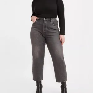 NWT LEVI’S RIBCAGE STRAIGHT ANKLE JEANS FADED BLACK SIZE 16W