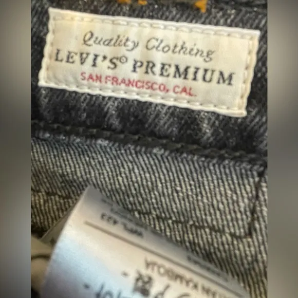 NWT LEVI’S RIBCAGE STRAIGHT ANKLE JEANS FADED BLACK SIZE 16W