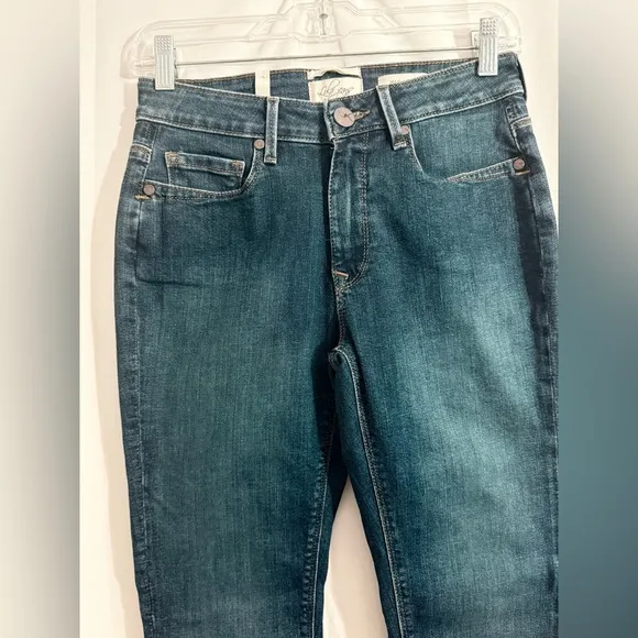 NWT Lola Jeans Mid Rise Skinny With Side Slits In Blair Wash Size 27