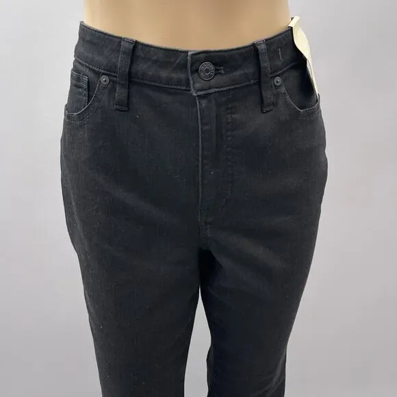NWT Madewell Skinny Flare High Rise Jeans Black Frost Wash Women's Size 32