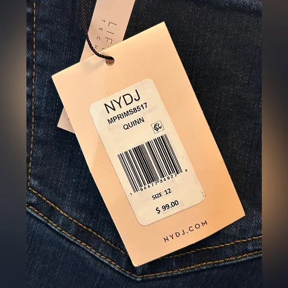 NWT NYDJ Marilyn Straight Quinn 12