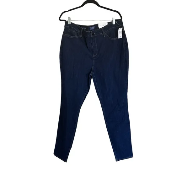NWT NYDJ Skinny Jeans Dark Wash Style MSSD8706 Lift Tuck Technology