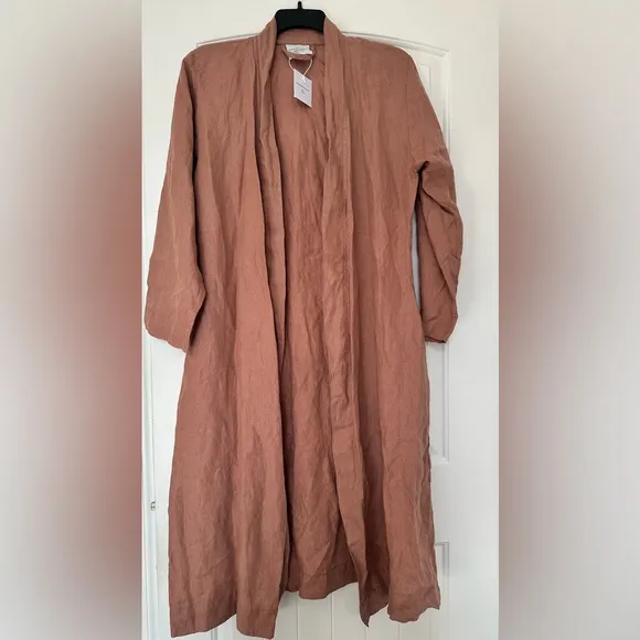 NWT! PARACHUTE Linen robe