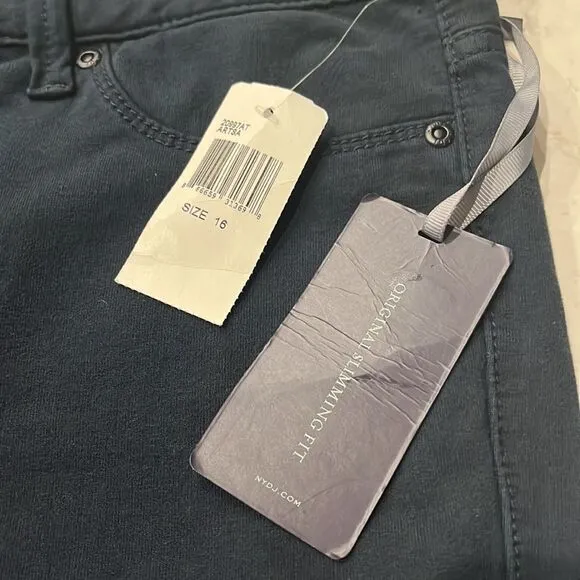 NYDJ straight leg lightweight denim jeans