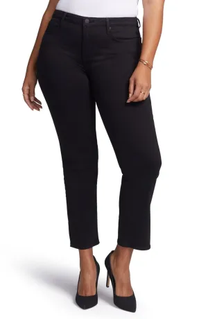 NYDJ Women's Curves 360 Slim Straight Leg Ankle Jeans