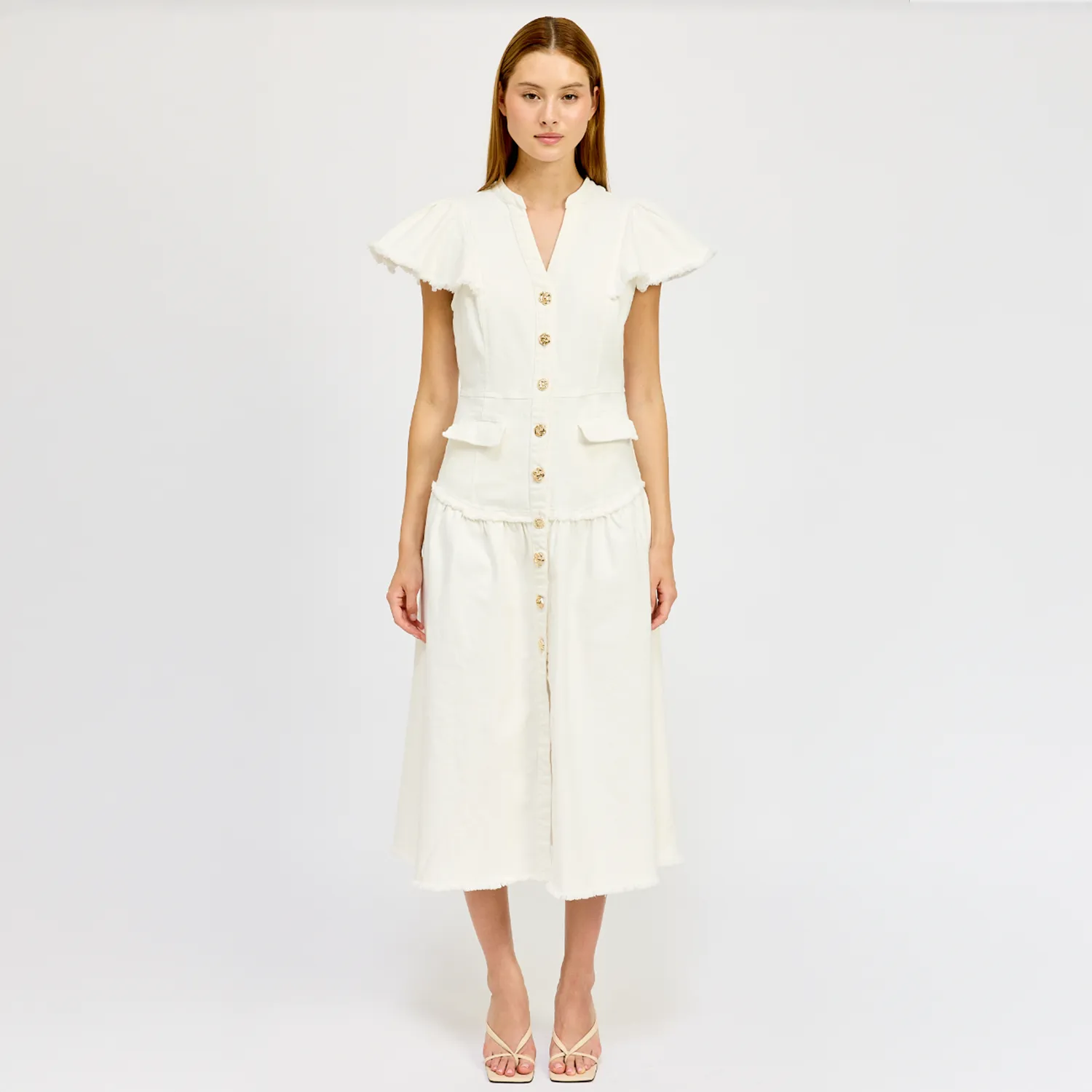Oaklynn Denim Midi Dress