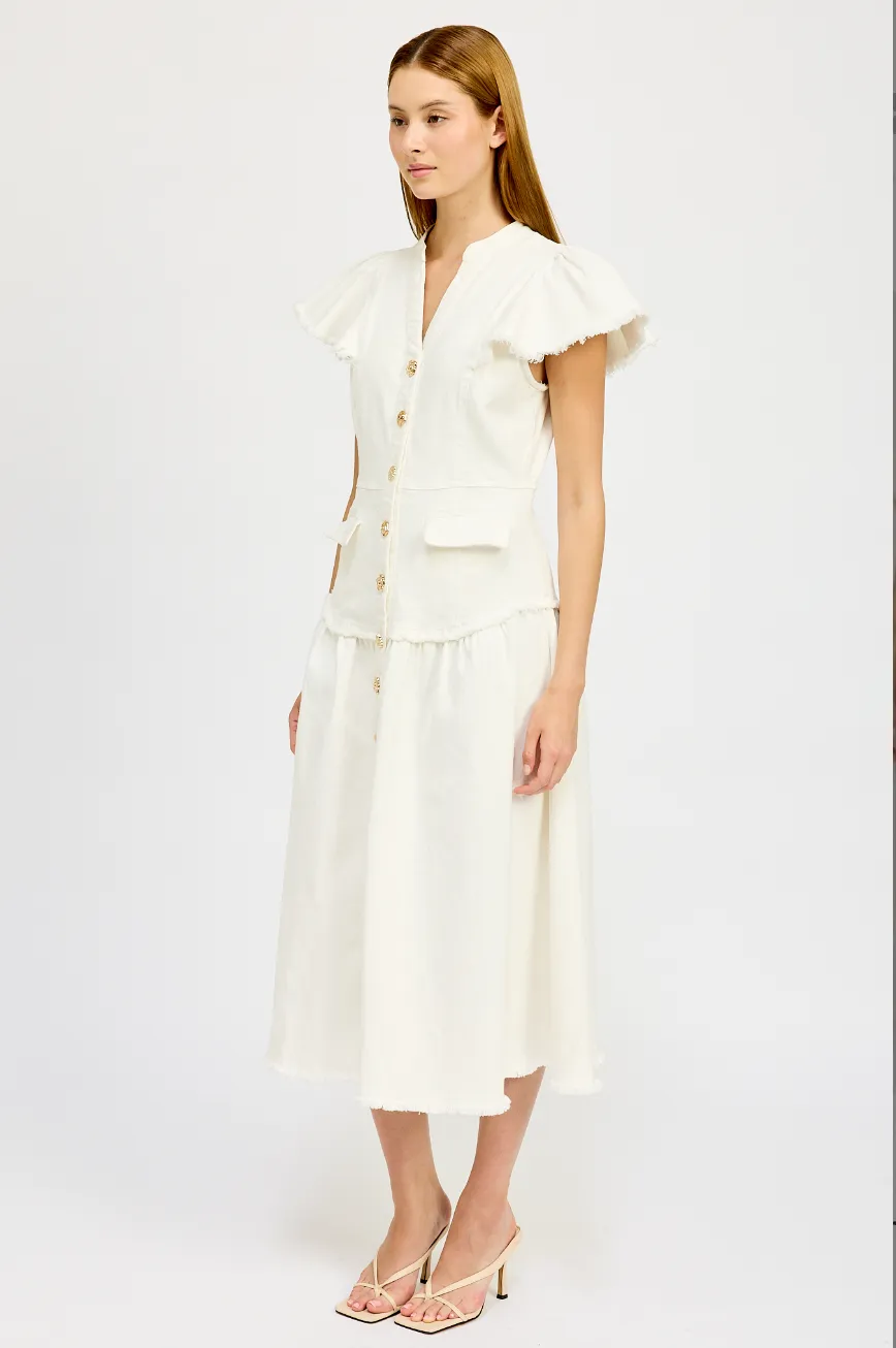 Oaklynn Denim Midi Dress