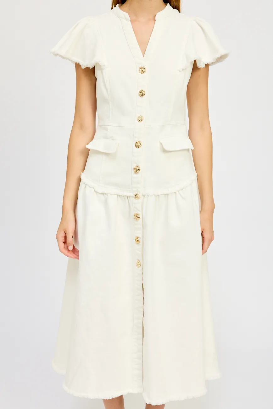 Oaklynn Denim Midi Dress