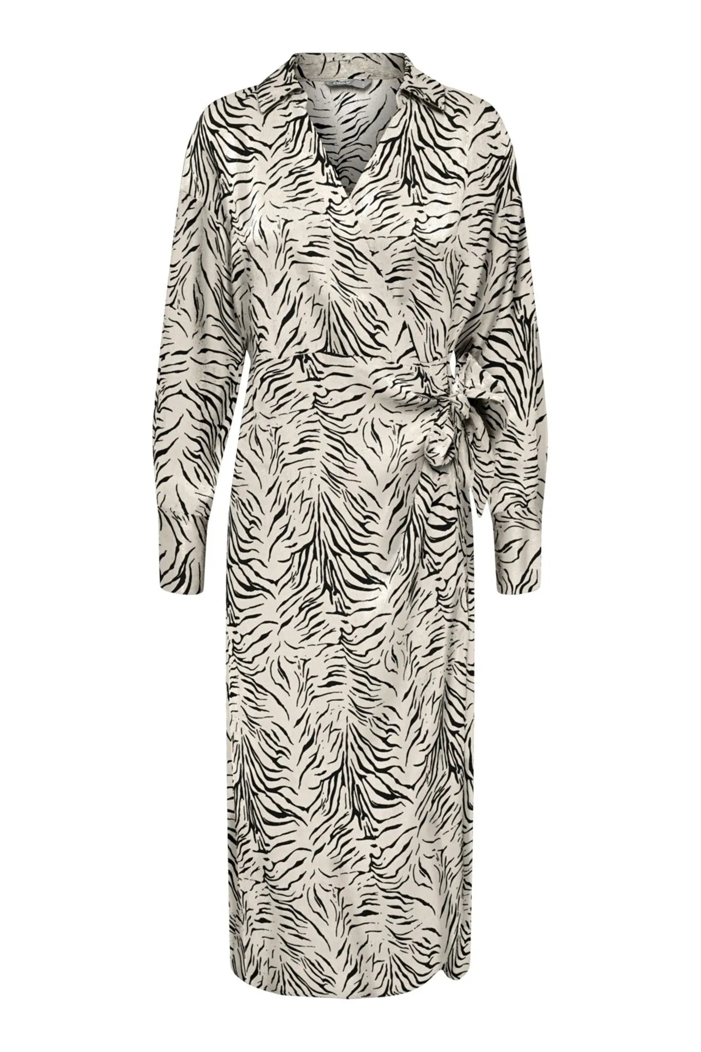 ONLMille Slå Om Kjole - Beige Zebra