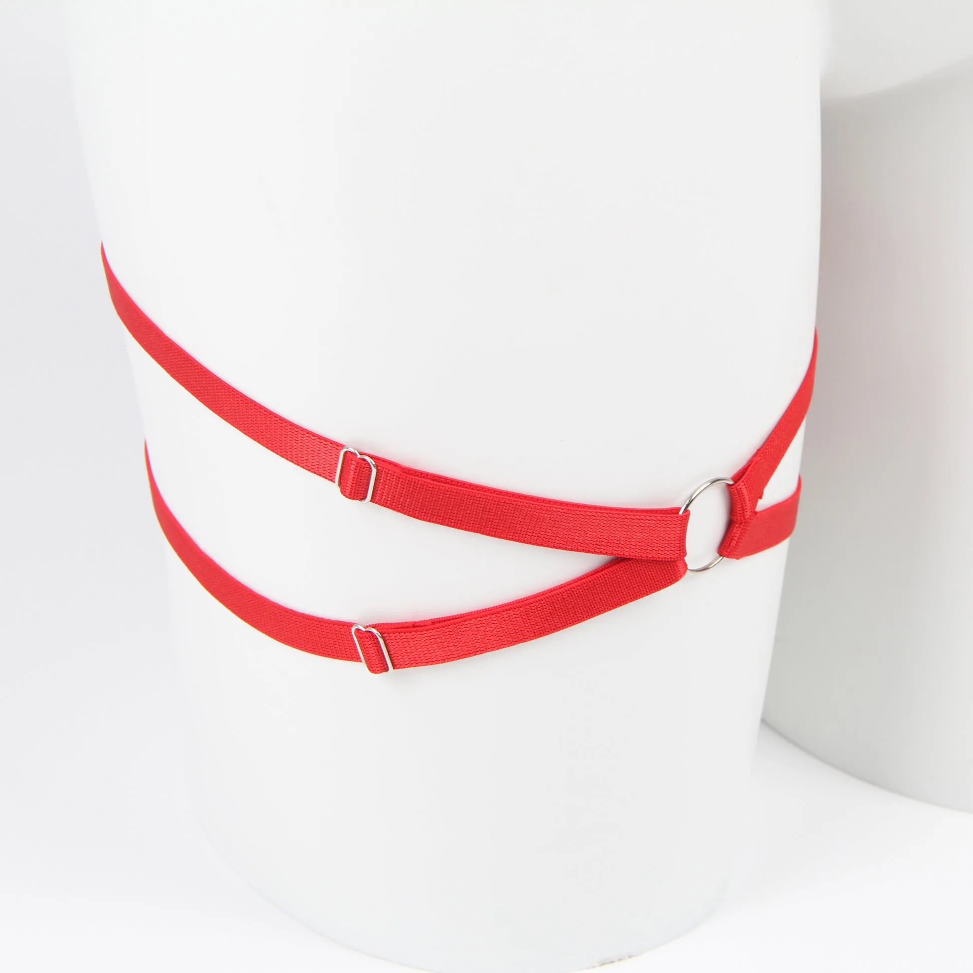 Openable Red & Black Bow Sexy Bra Set Egypt
