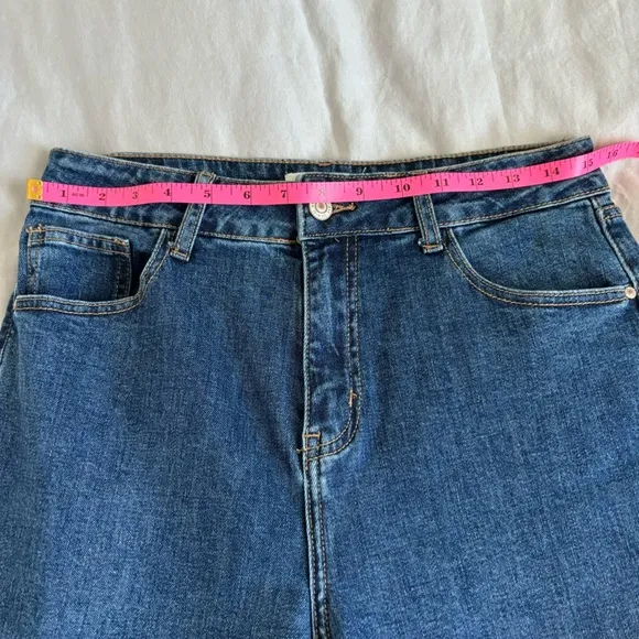Oraije Paris High Waist Straight Leg Jeans 40/L