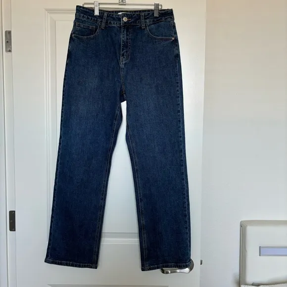 Oraije Paris High Waist Straight Leg Jeans 40/L