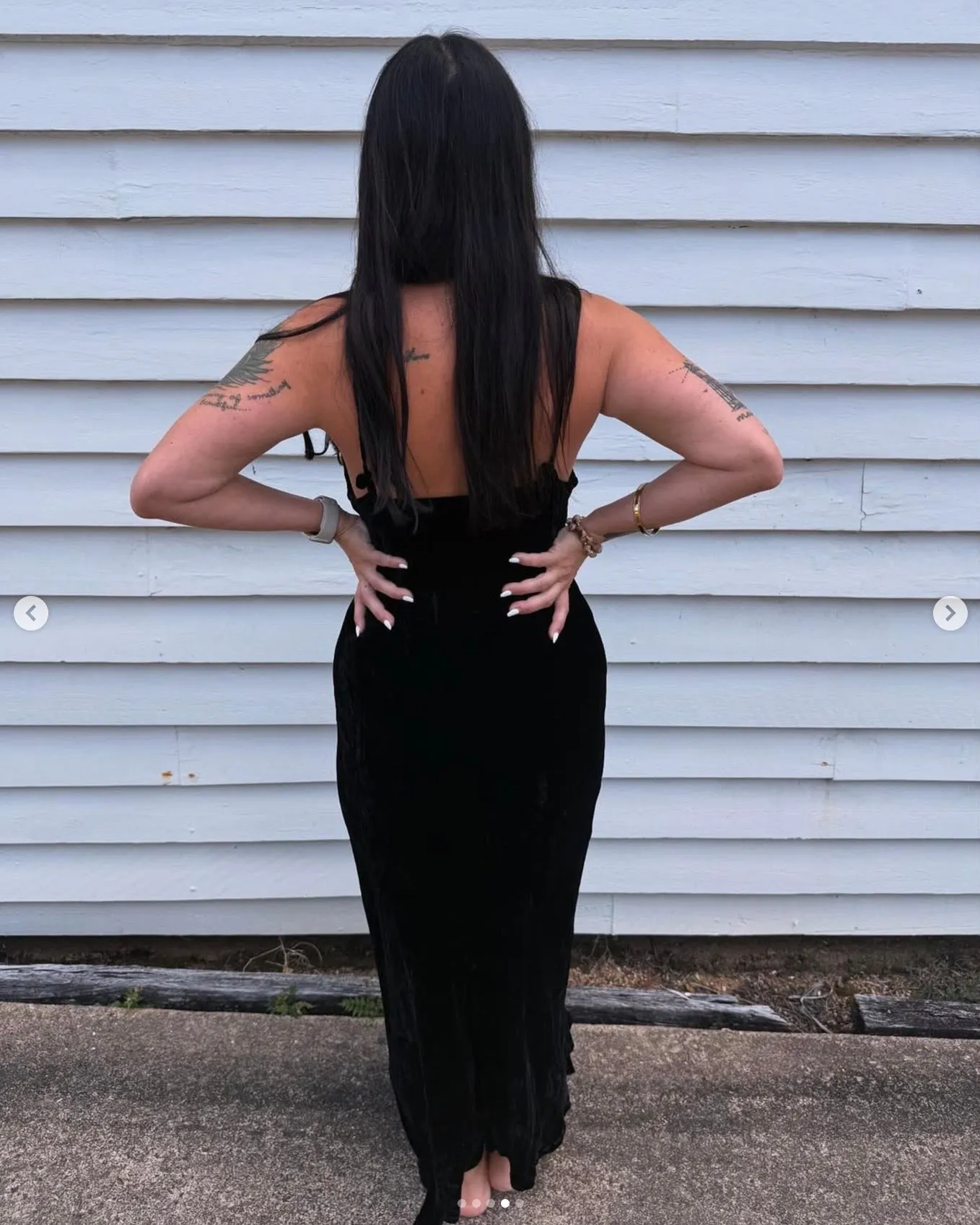 Otomo Velvet Silk Slip Maxi