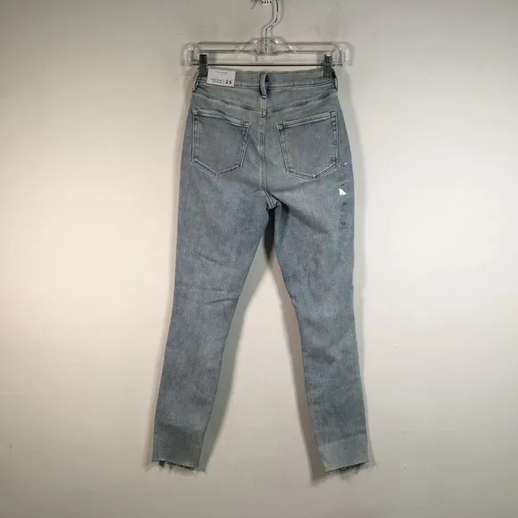 PacSun High Rise Distressed Jegging, Women's Size 25 - Light Ideal Blue