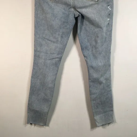 PacSun High Rise Distressed Jegging, Women's Size 25 - Light Ideal Blue