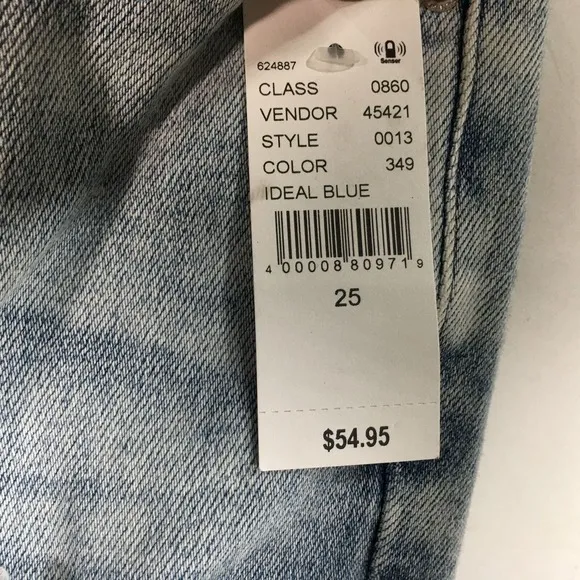 PacSun High Rise Distressed Jegging, Women's Size 25 - Light Ideal Blue