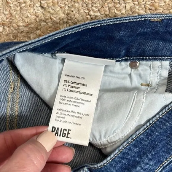 Paige Hoxton ankle skinny jeans rise jeans size 28